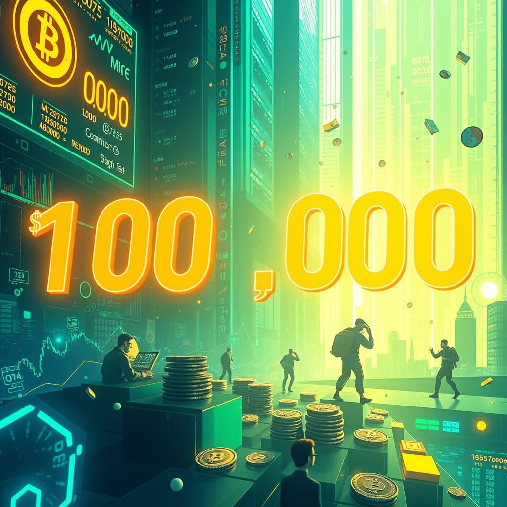 Bitcoin Rompe os US$ 100 Mil