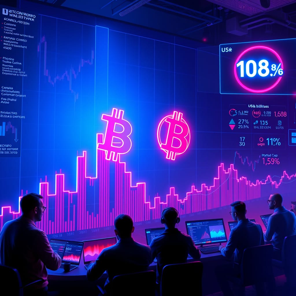 Bitcoin Recua para US$ 108,8 mil