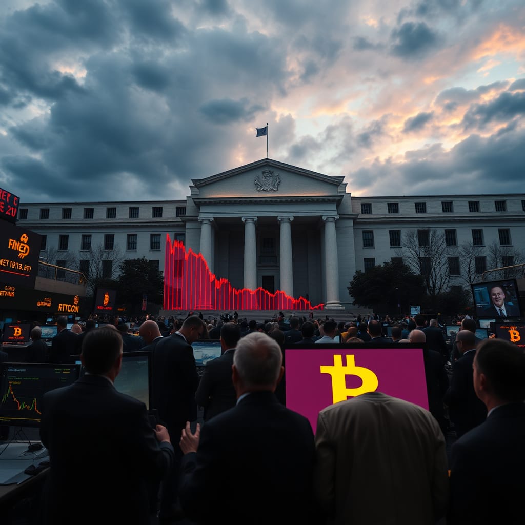 Bitcoin Cai e Mercado Cripto Enfrenta Pressão: Investidores Aguardam Discurso do Fed em Jackson Hole