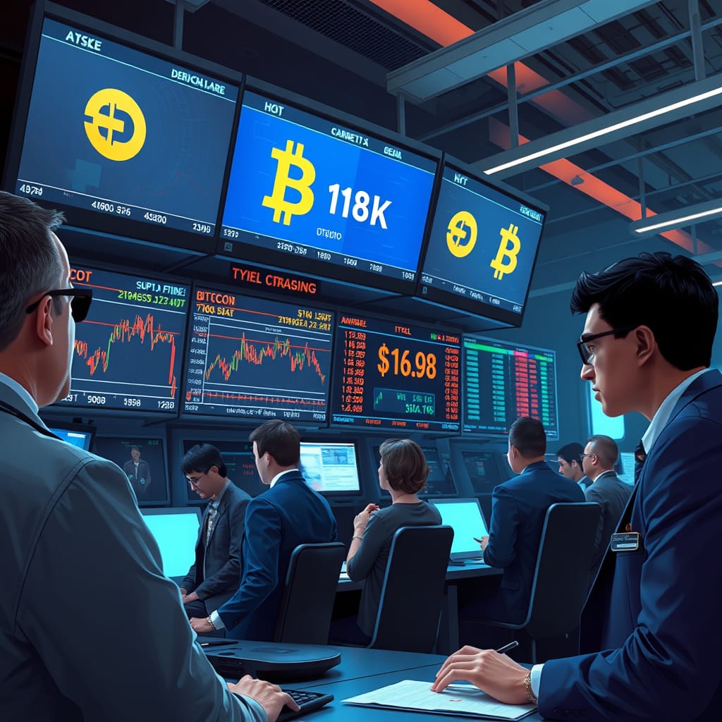 Bitcoin Cai Após Máxima Histórica e Mercado de Derivativos Mantém Postura Neutra