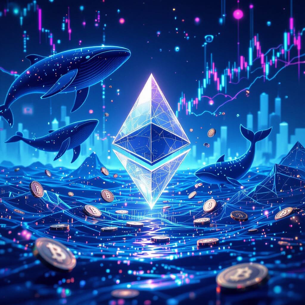 Cofundador da Ethereum Movimenta 1.500 ETH na Kraken Enquanto Baleias Acumulam Bilhões