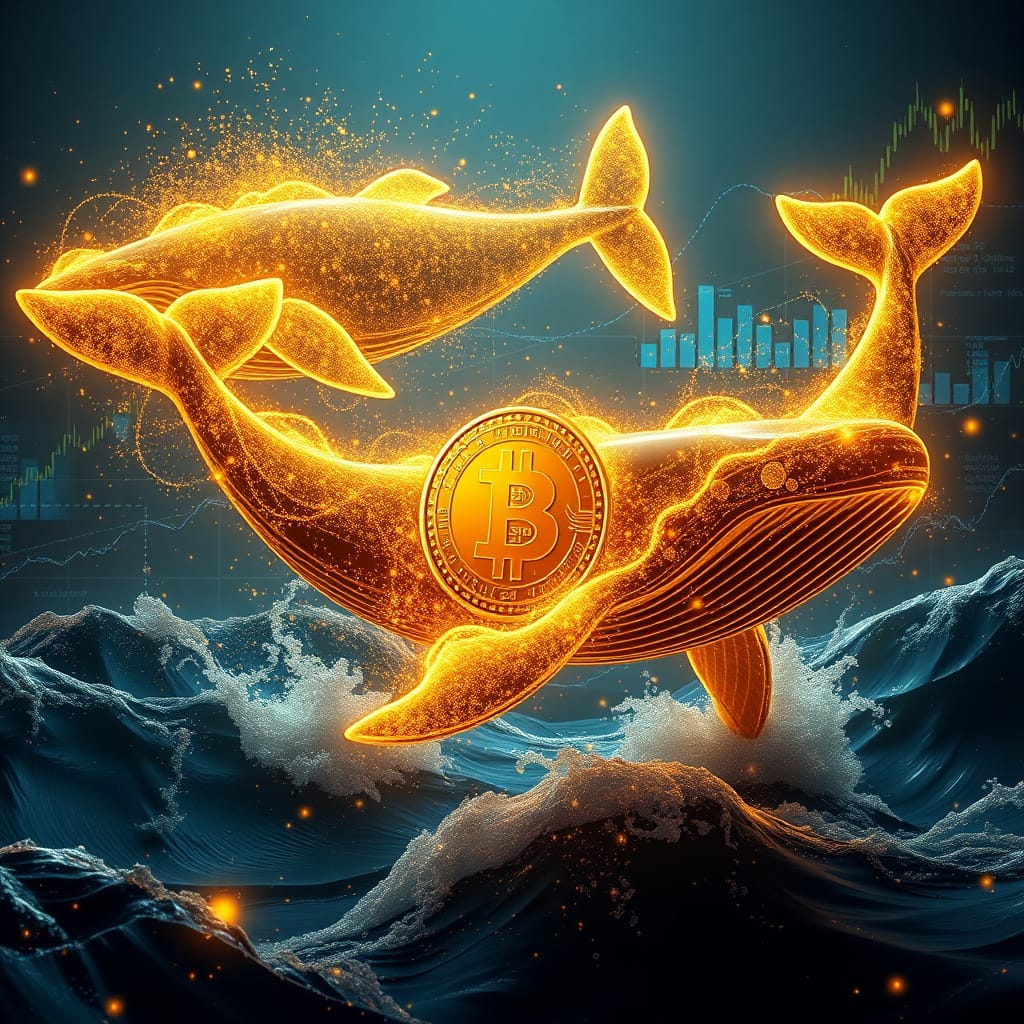 Nova Geração de Baleias de Bitcoin Assume 45% do Mercado e Pode Aumentar a Volatilidade do Preço