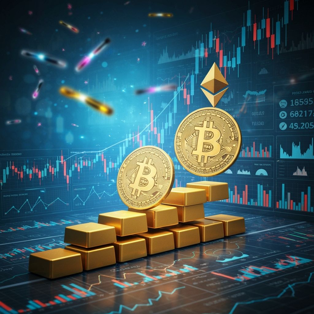 Ouro em Queda Pode Impulsionar Rally do Bitcoin e Ethereum com Apoio do FOMC e Apetite por Risco
