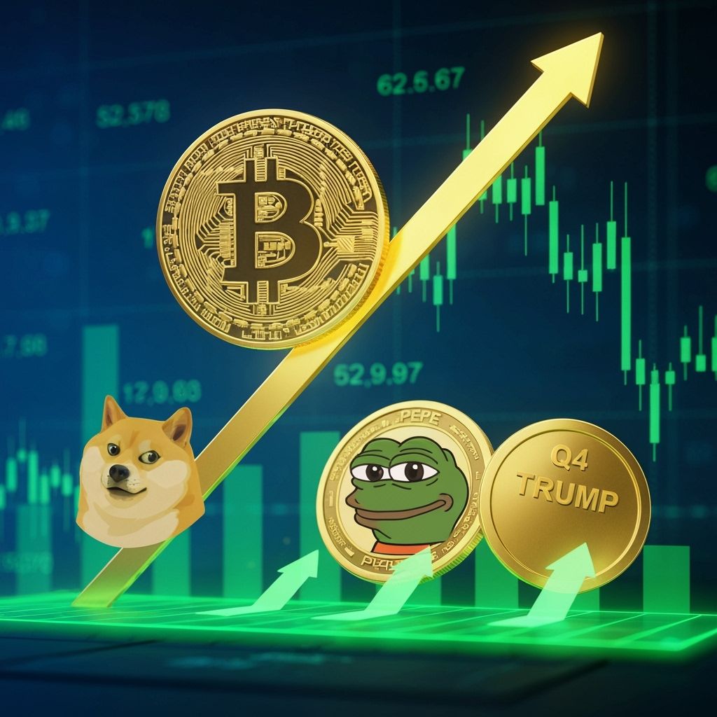 Memecoins Ficam para Trás Enquanto Bitcoin Sobe a US$ 125 Mil